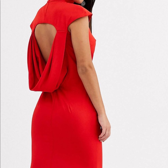 Classy red dress - Picture 2 of 4